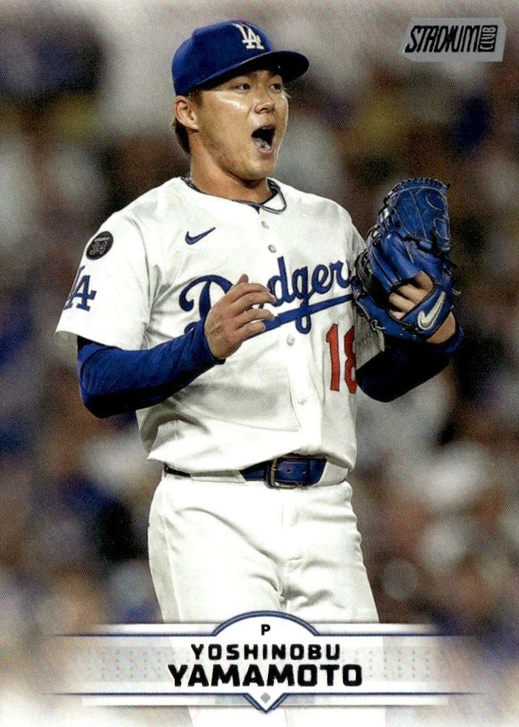 2025 Topps Stadium Club Yoshinobu Yamamoto Los Angeles Dodgers #184