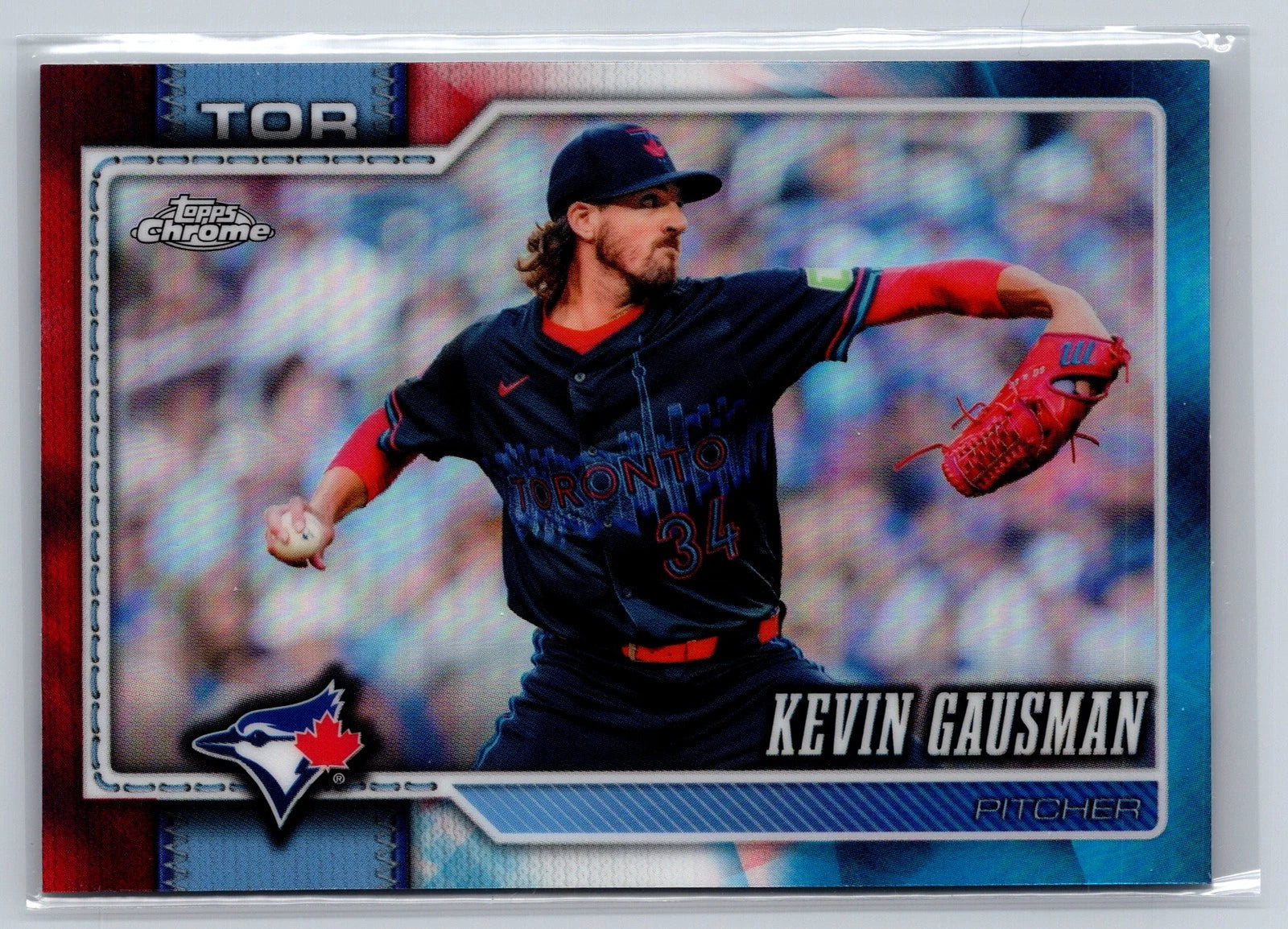 Kevin Gausman [Red White Blue Refractor] #111 2026 Topps Chrome
