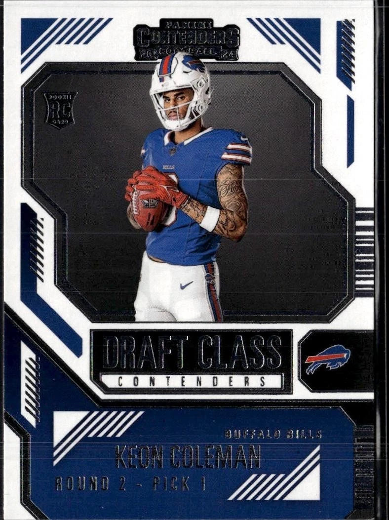Keon Coleman #17 [Rookie] 2024 Panini Contenders Draft Class