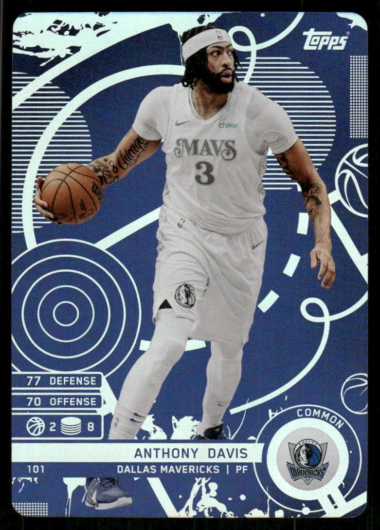 Anthony Davis [Blue] #101 2025 Topps Match Attax