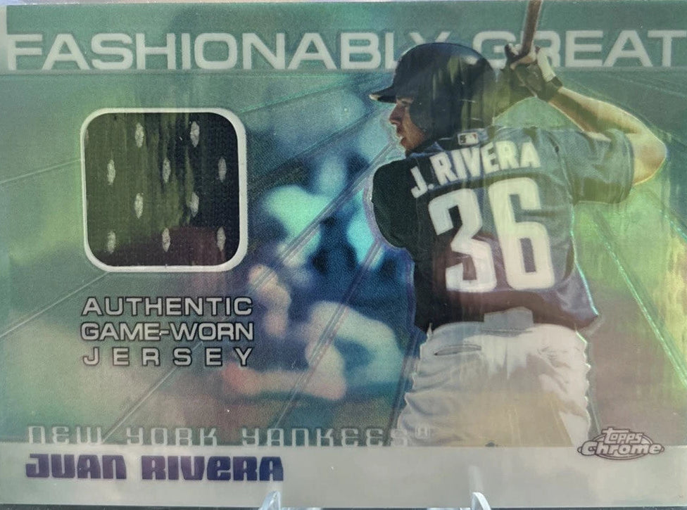 2004 Topps Chrome - Fashionably Great Juan Rivera #FGR-JR (MEM)