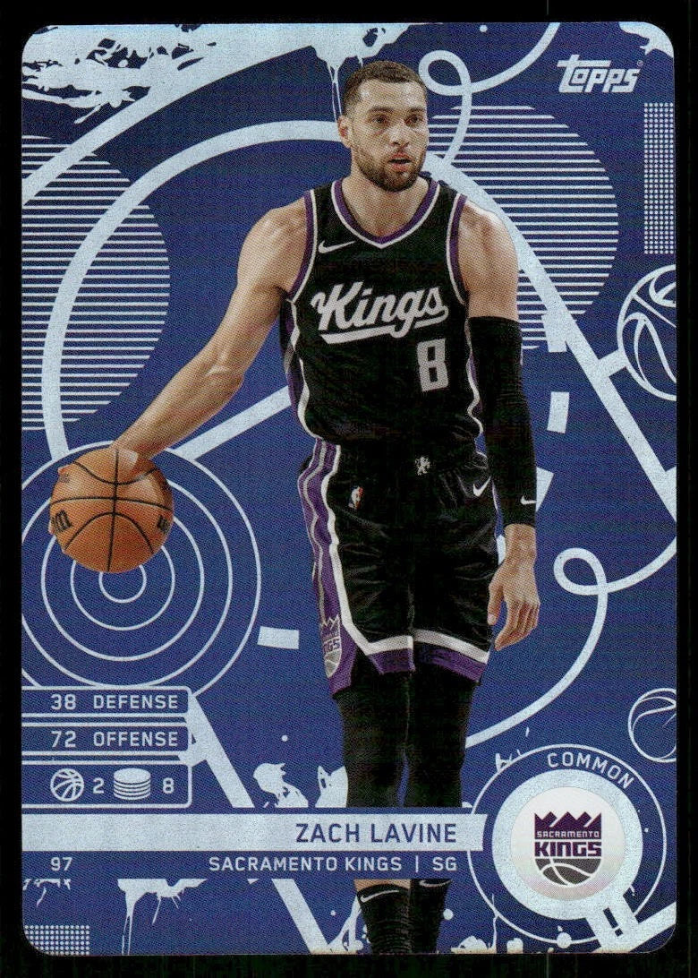 Zach Lavine [Blue] #97 2025 Topps Match Attax