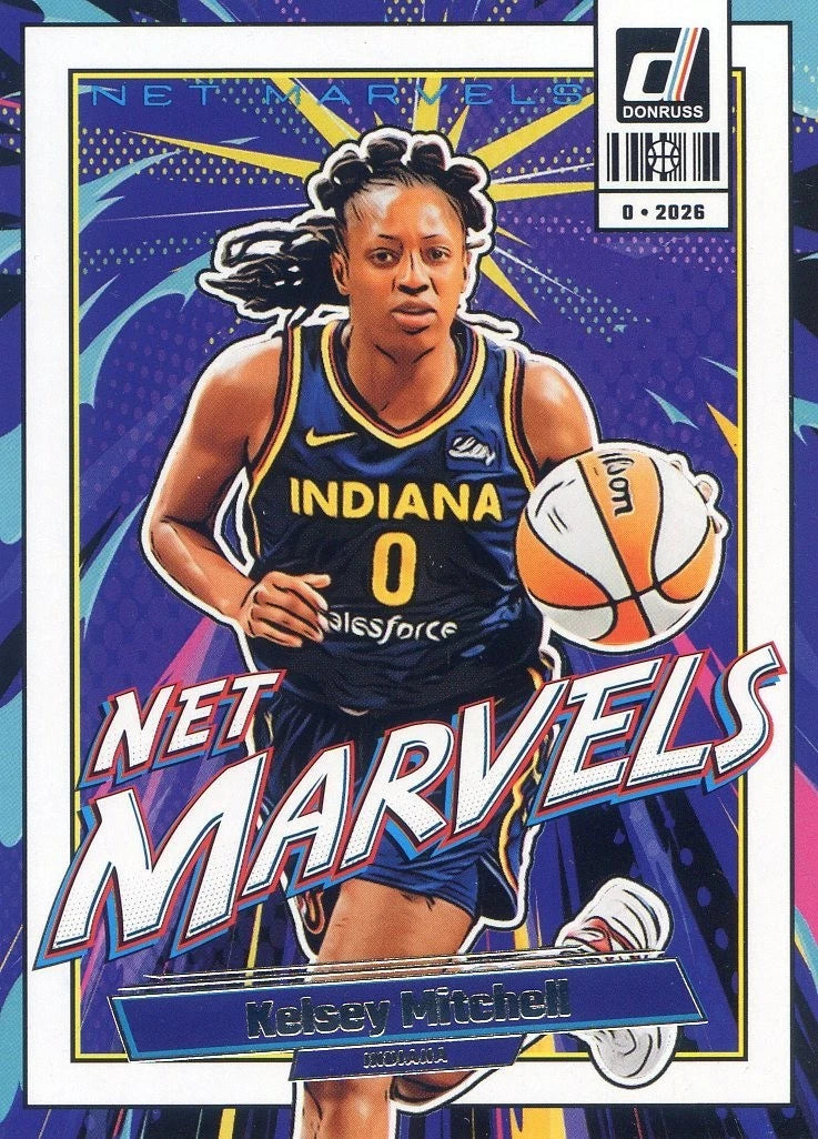 Kelsey Mitchell #18 2026 Panini Donruss WNBA Net Marvels