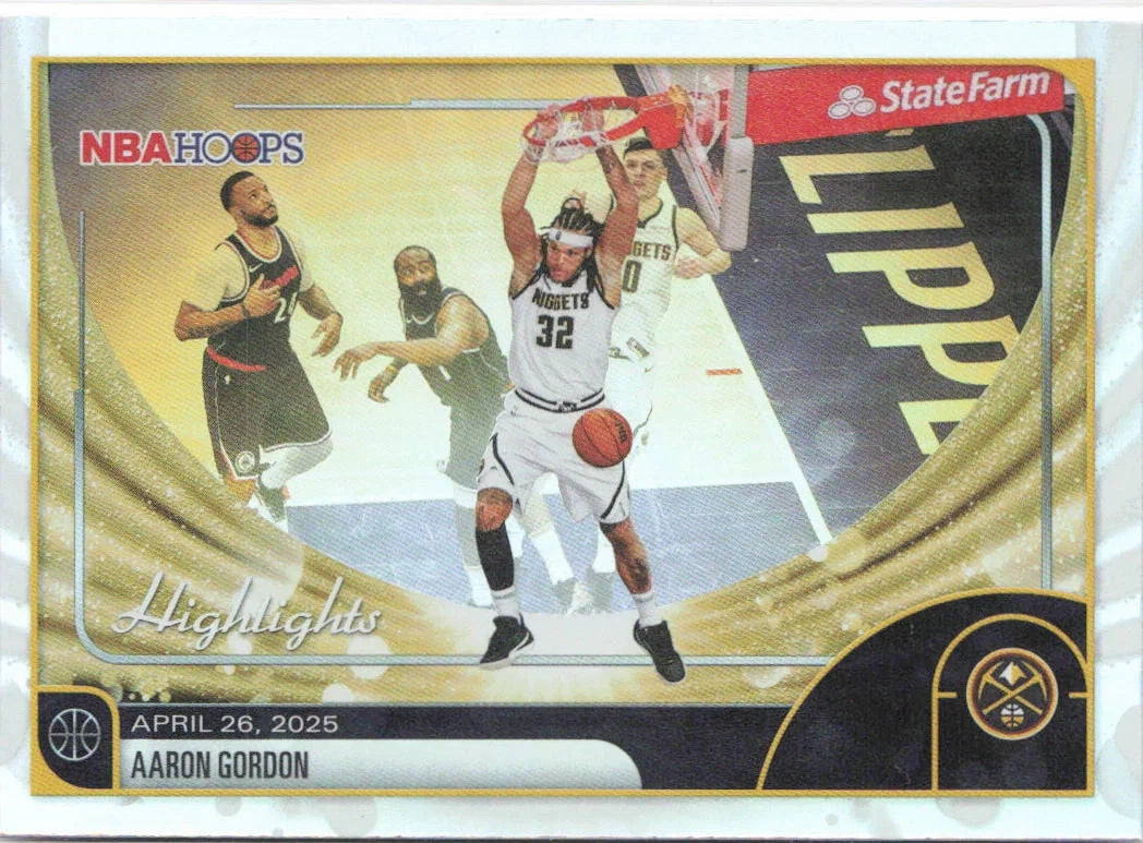 2026 Topps NBA Hoops Highlights Aaron Gordon #266