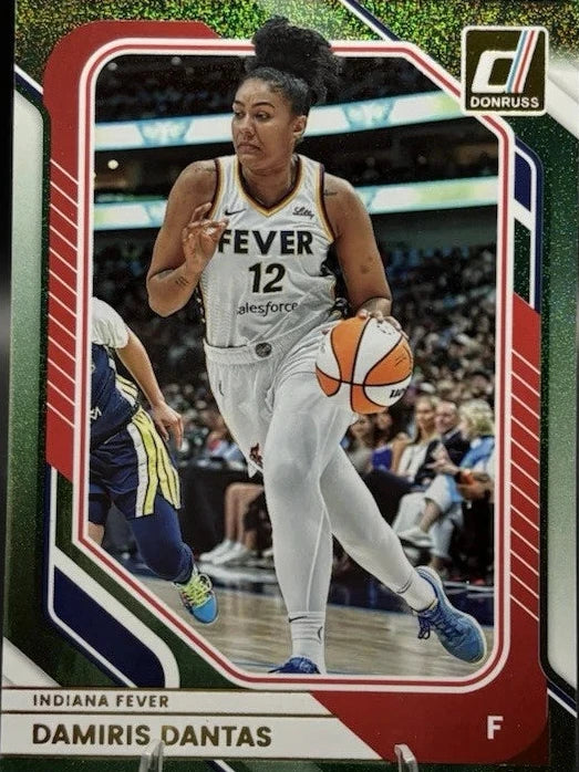 Damiris Dantas [Green Shimmer] #73 2026 Panini Donruss WNBA