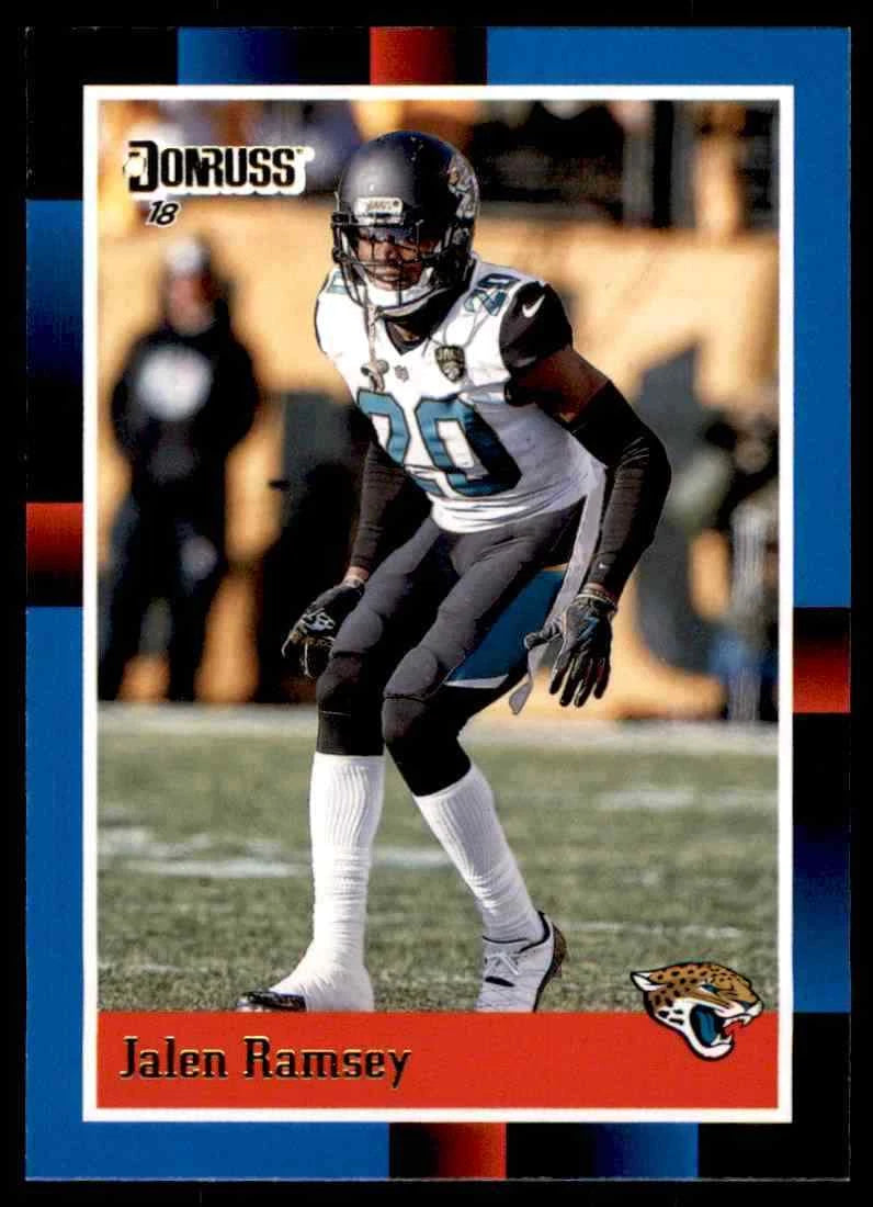 2018 DONRUSS 1988 TRIBUTE JALEN RAMSEY JACKSONVILLE JAGUARS #1988-10 INSERT /100
