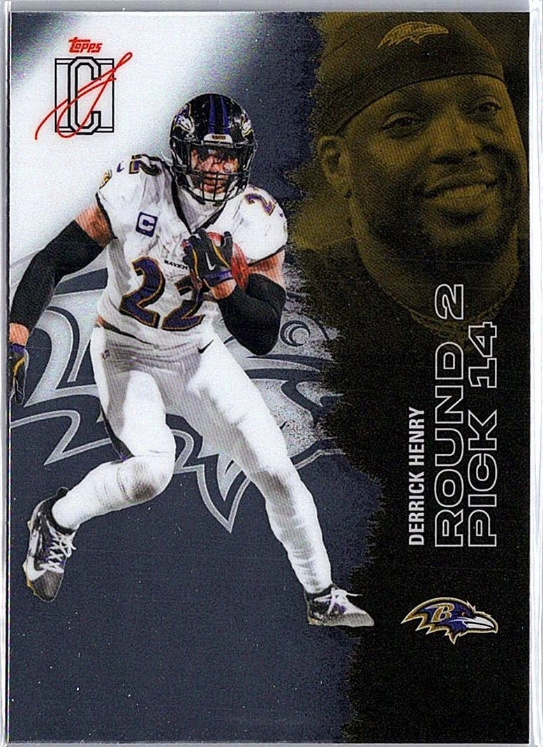 Derrick Henry [Chrome] #6 2025 Topps Signature Class