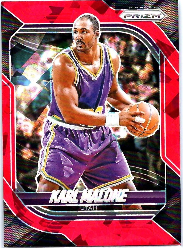 Karl Malone [Red Ice] #152 2025 Panini Prizm