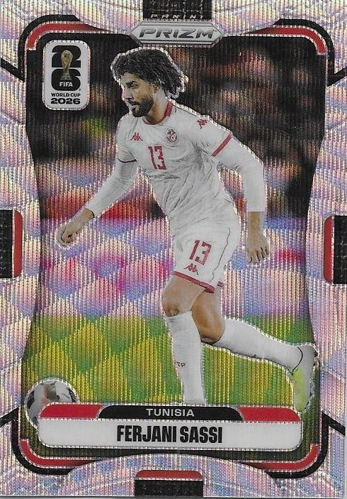 2026 Panini Prizm World Cup Ferjani Sassi Wave Parallel #425