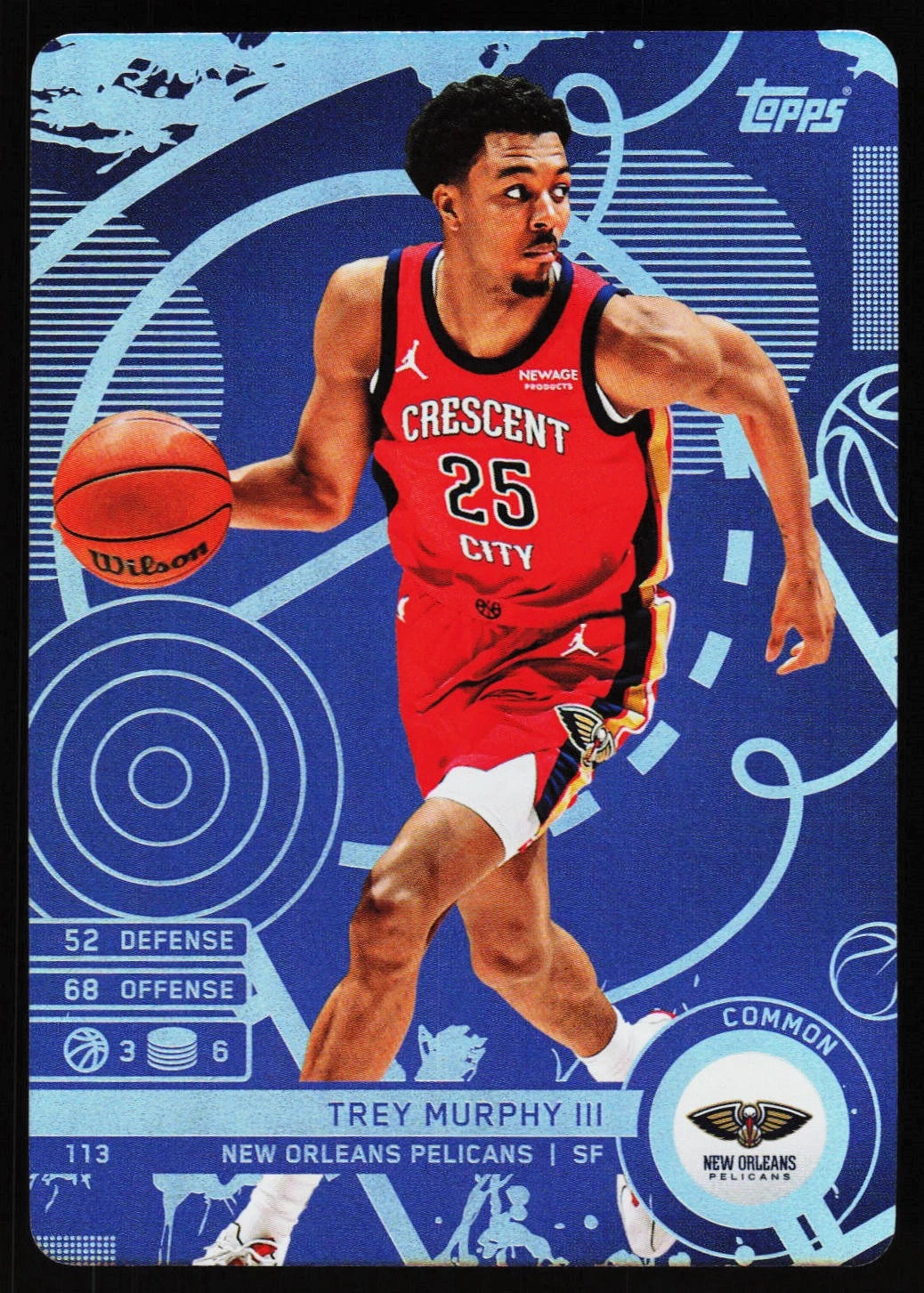 Trey Murphy III [Blue] #113 2025 Topps Match Attax