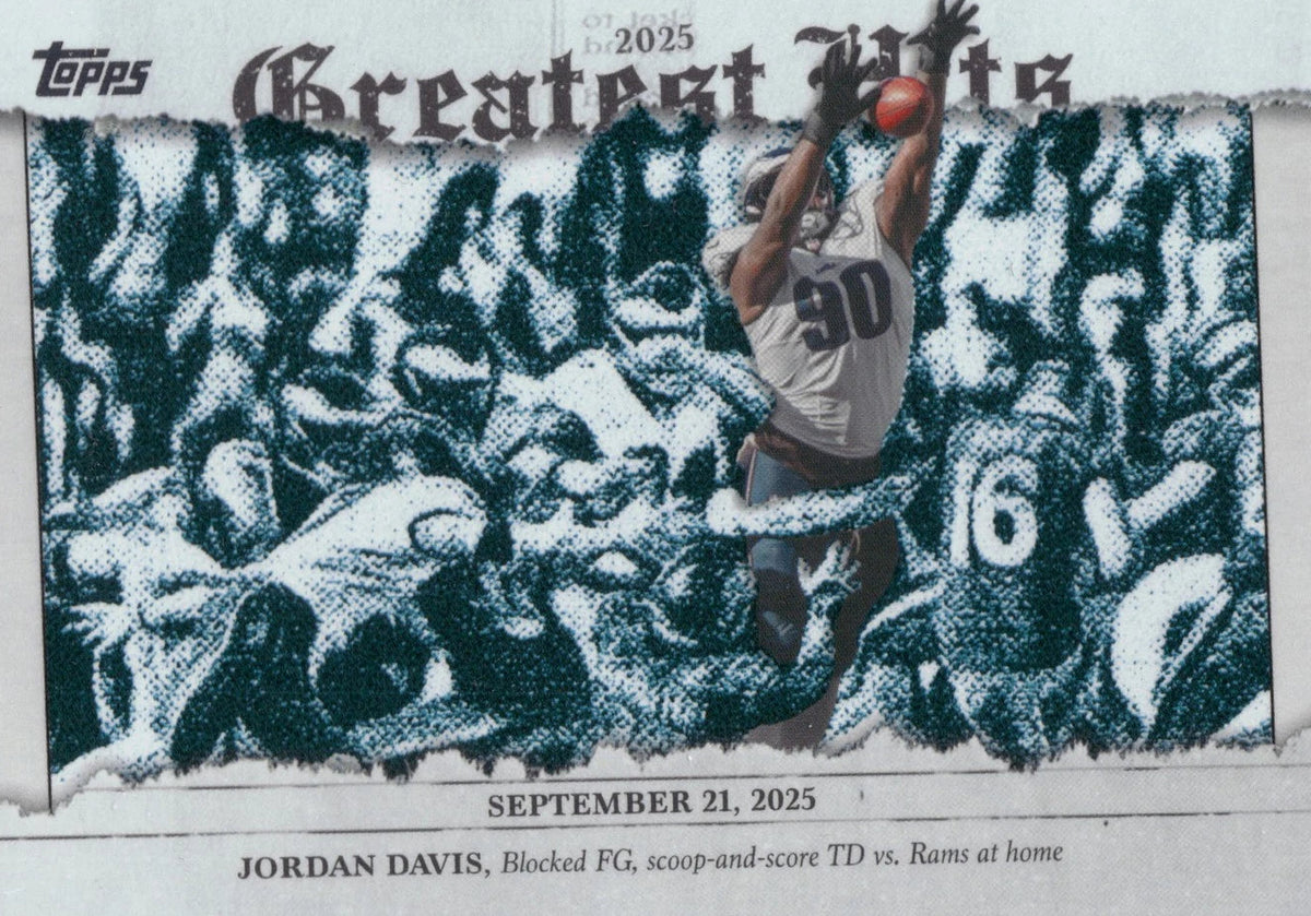 2026 Topps Flagship #25GH-JD Jordan Davis 2025 Greatest Hits
