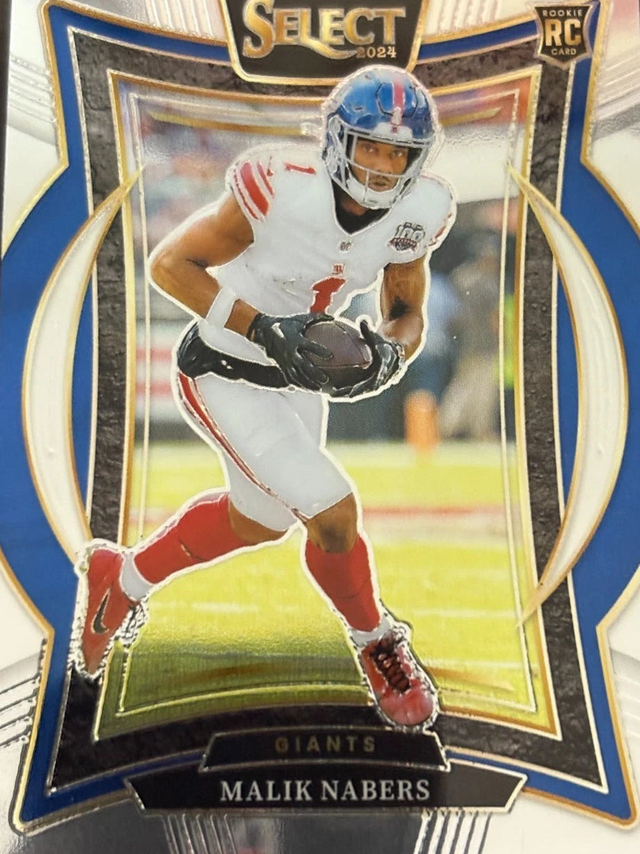 2024 Panini Select - Malik Nabers #29 Concourse Base (RC) - New York Giants