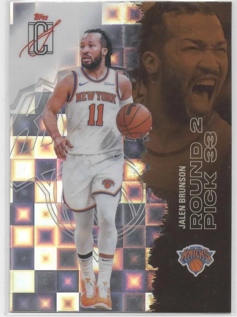 Jalen Brunson [Pandora Chrome] #58 2025 Topps Signature Class