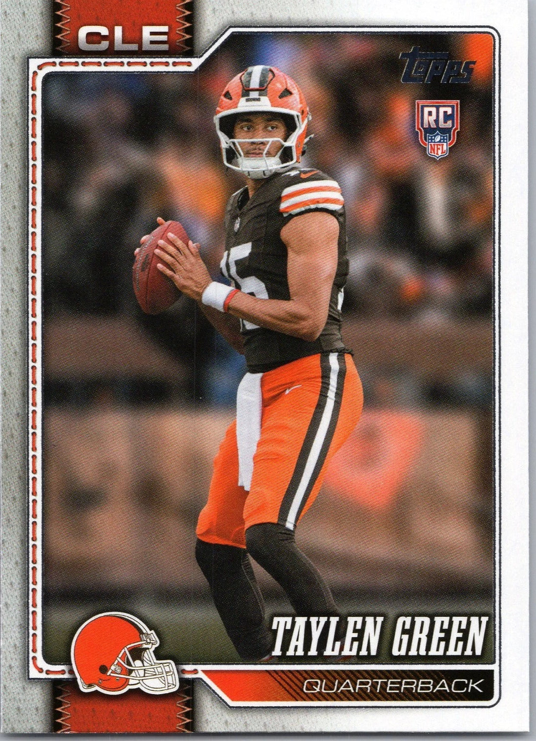 2026 Topps Flagship Football Taylen Green Rookie RC #308 Cleveland Browns