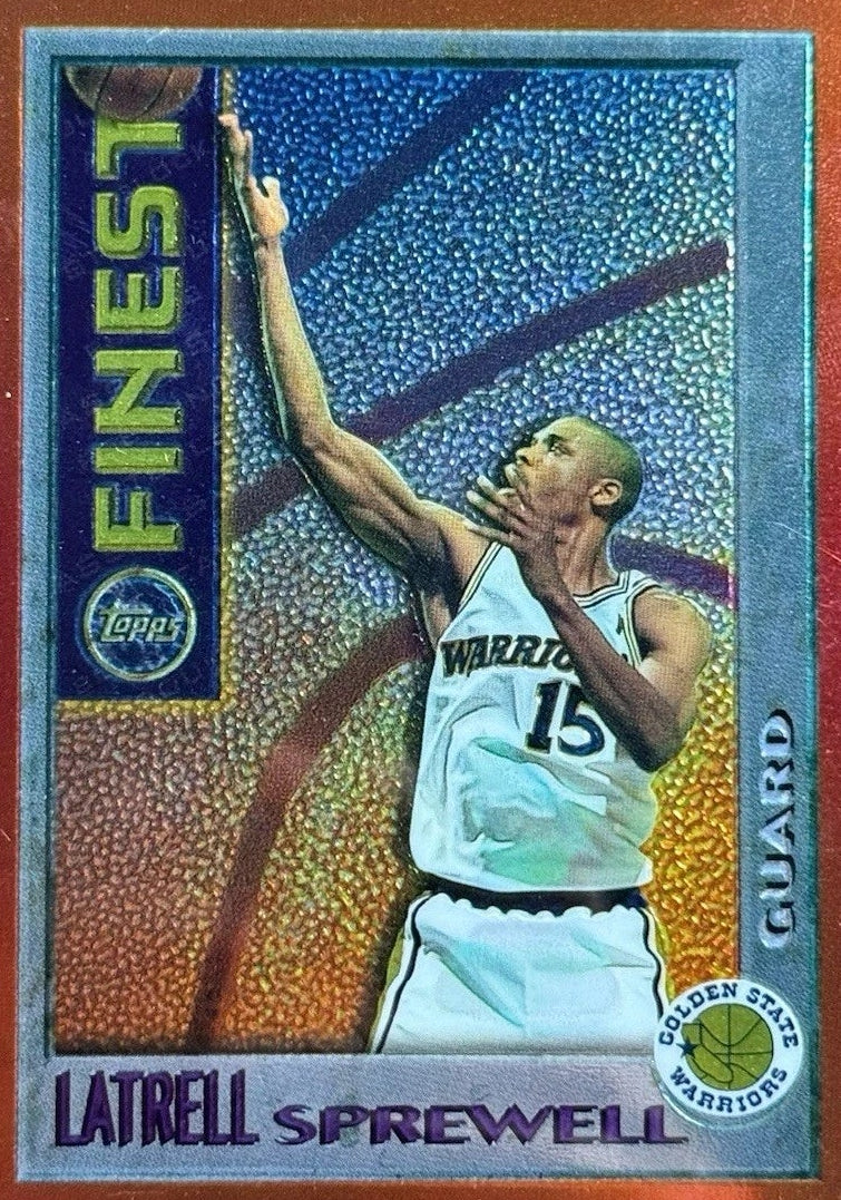 1995-96 Topps Finest - Mystery Finest Latrell Sprewell #M 7 Bordered