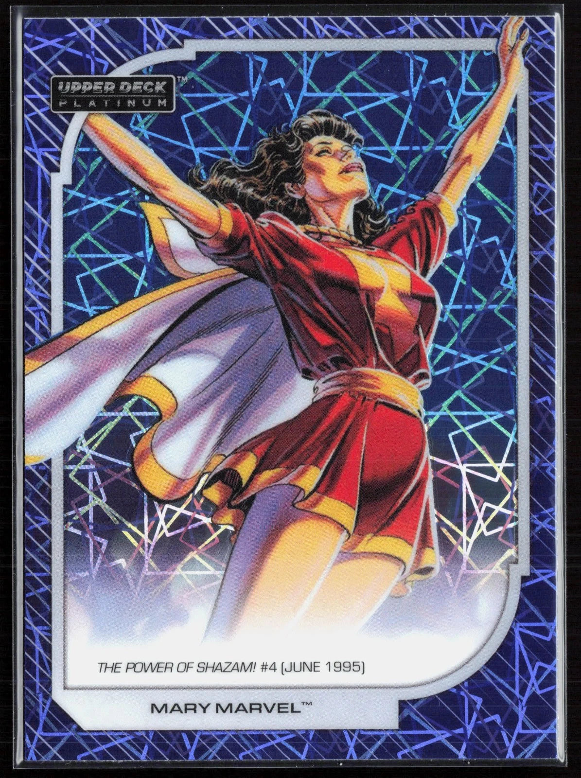Mary Marval #122 2026 Upper Deck DC Platinum [Blue Beam]