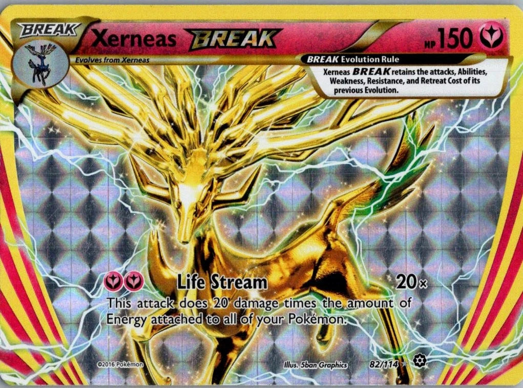 Xerneas BREAK #82 Pokemon Steam Siege (MP)