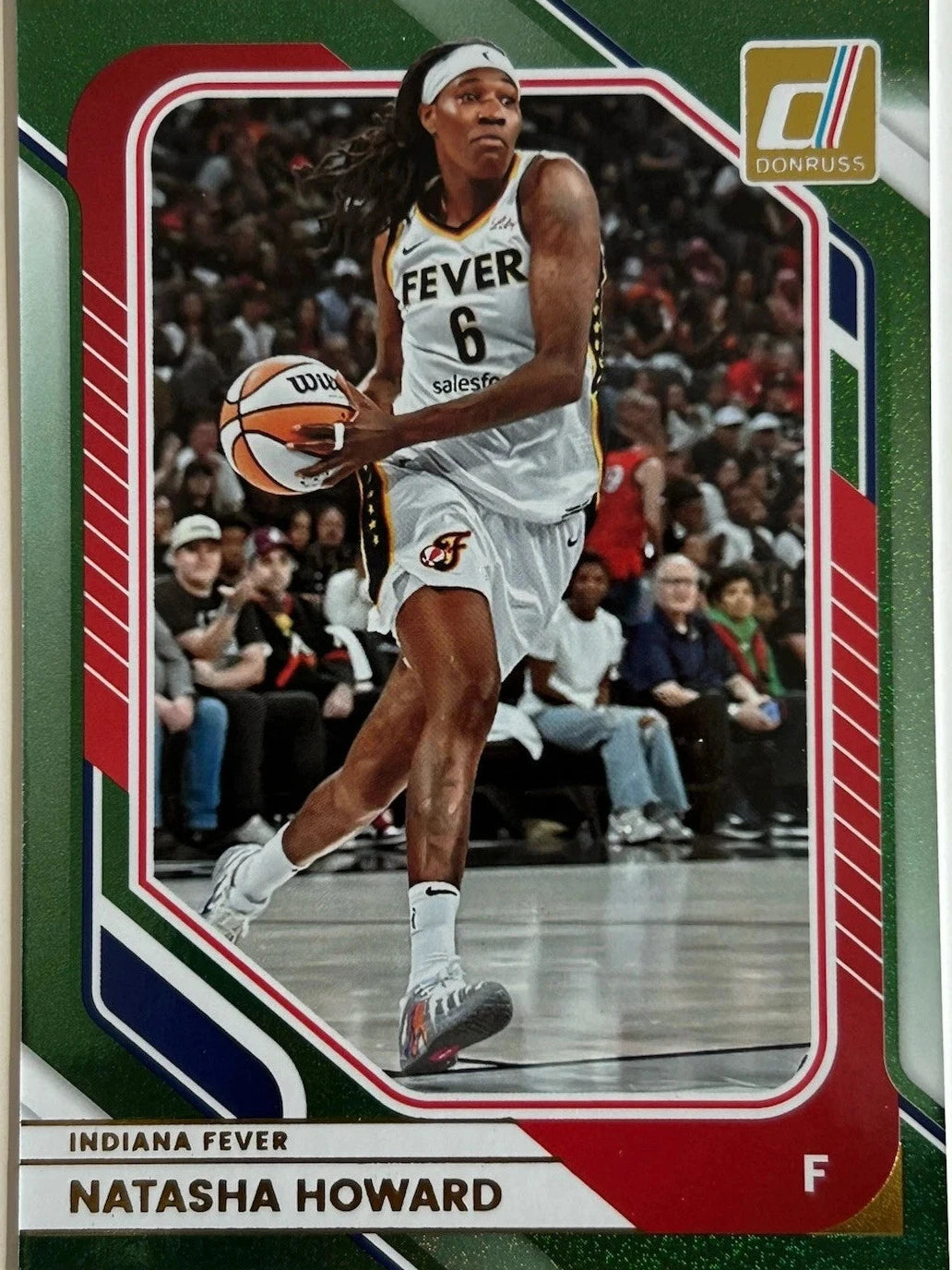 Natasha Howard [Green Shimmer] #45 2026 Panini Donruss WNBA