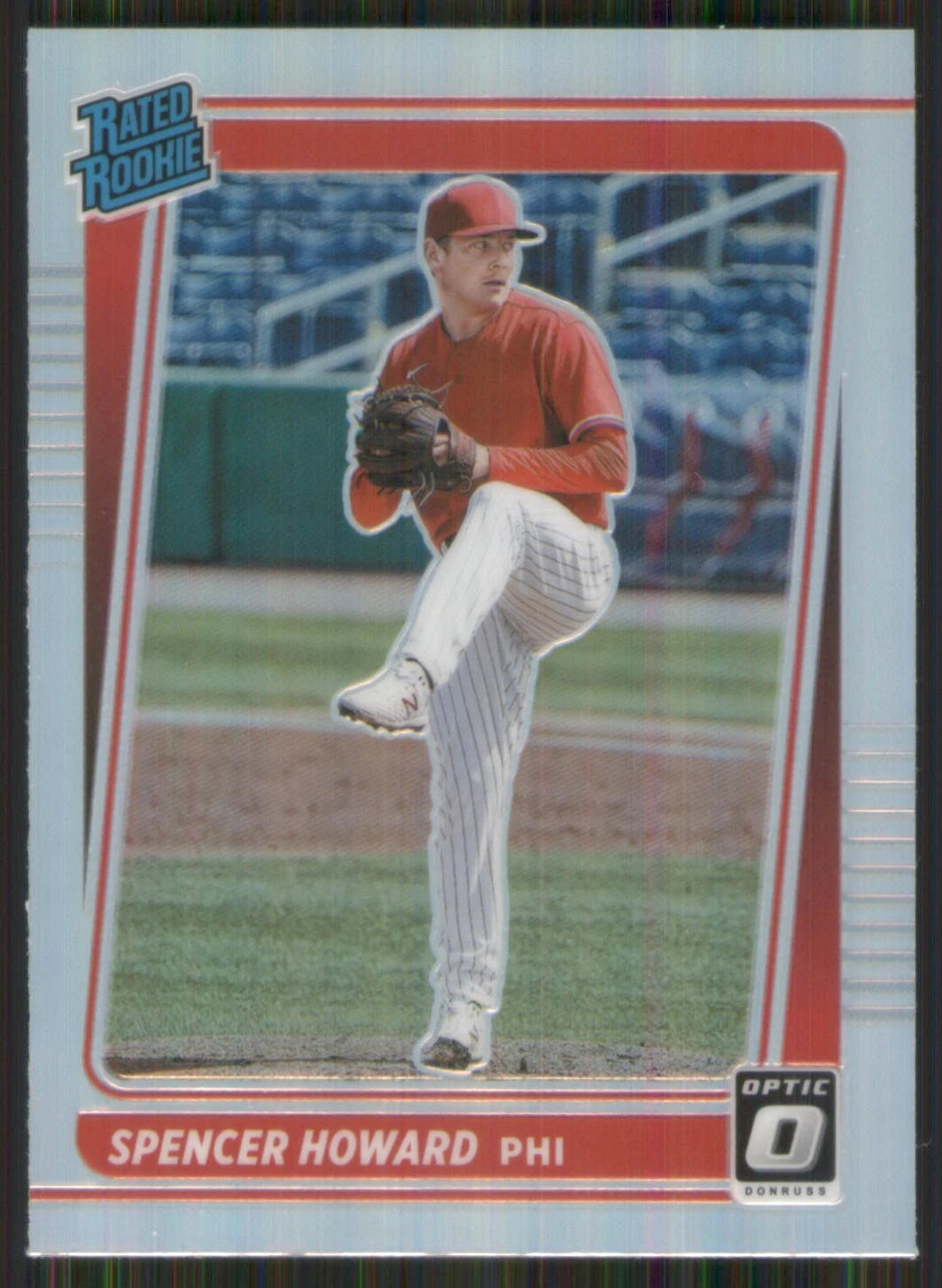Spencer Howard #67 [Rookie] 2021 Panini Donruss Optic