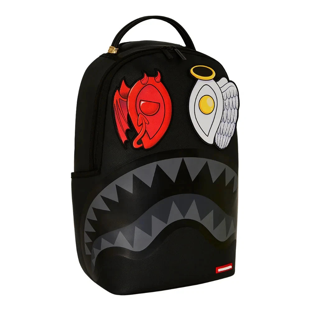 SPRAYGROUND BLACK REMOVABLE EYES DLXSV BACKPACK