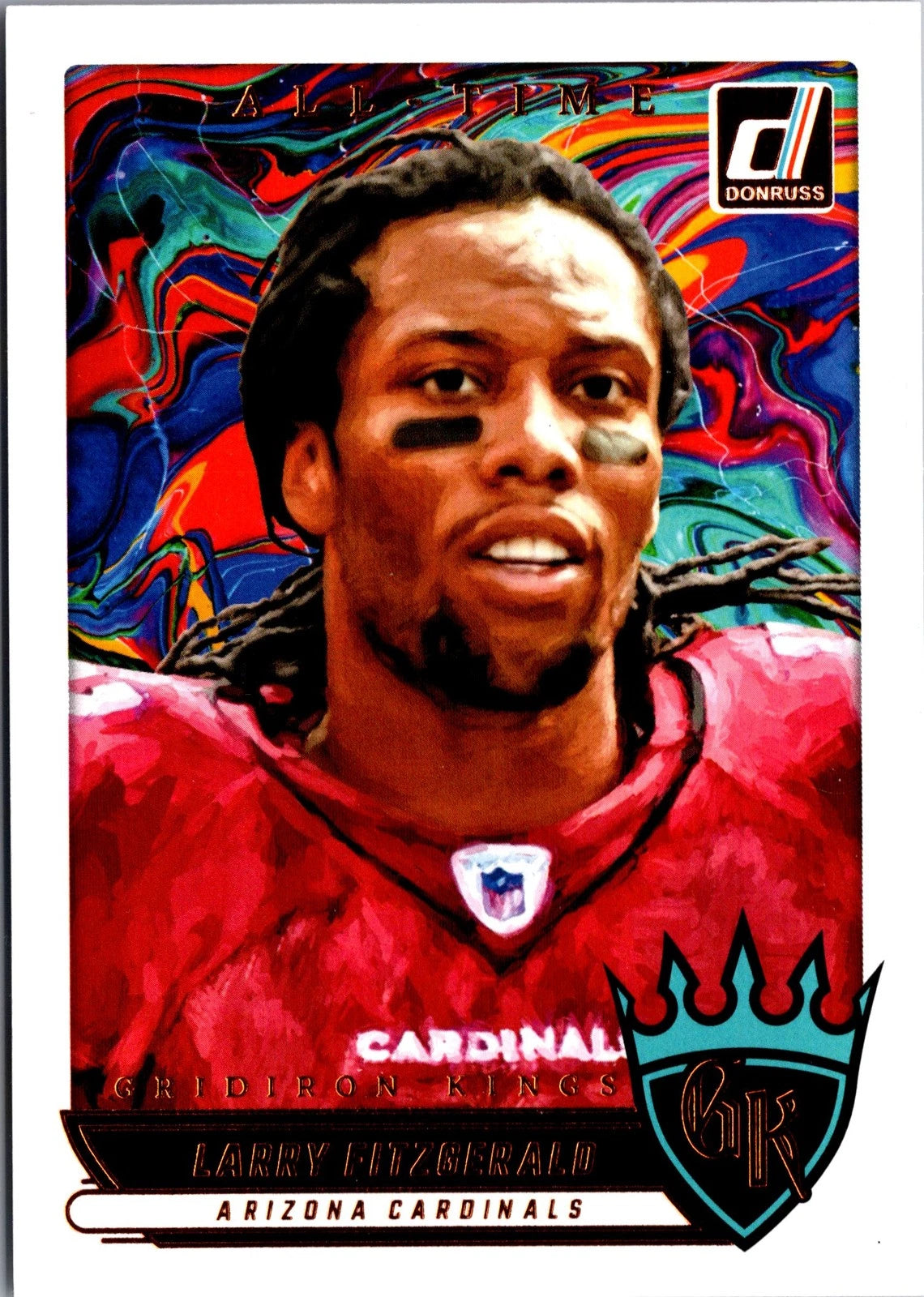2025 Donruss Football - All-Time Gridiron Kings LARRY FITZGERALD #ATGK-LFD