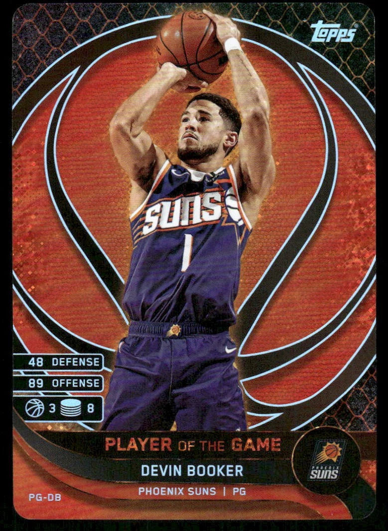 Devin Booker #PG-DB 2025 Topps Match Attax Player of the Game