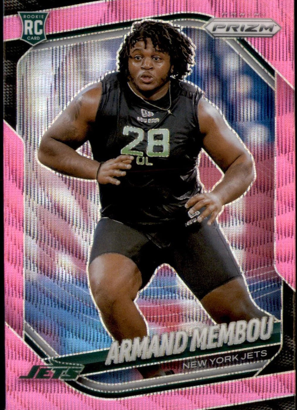 2025 Panini Prizm #357 Armand Membou Pink Wave