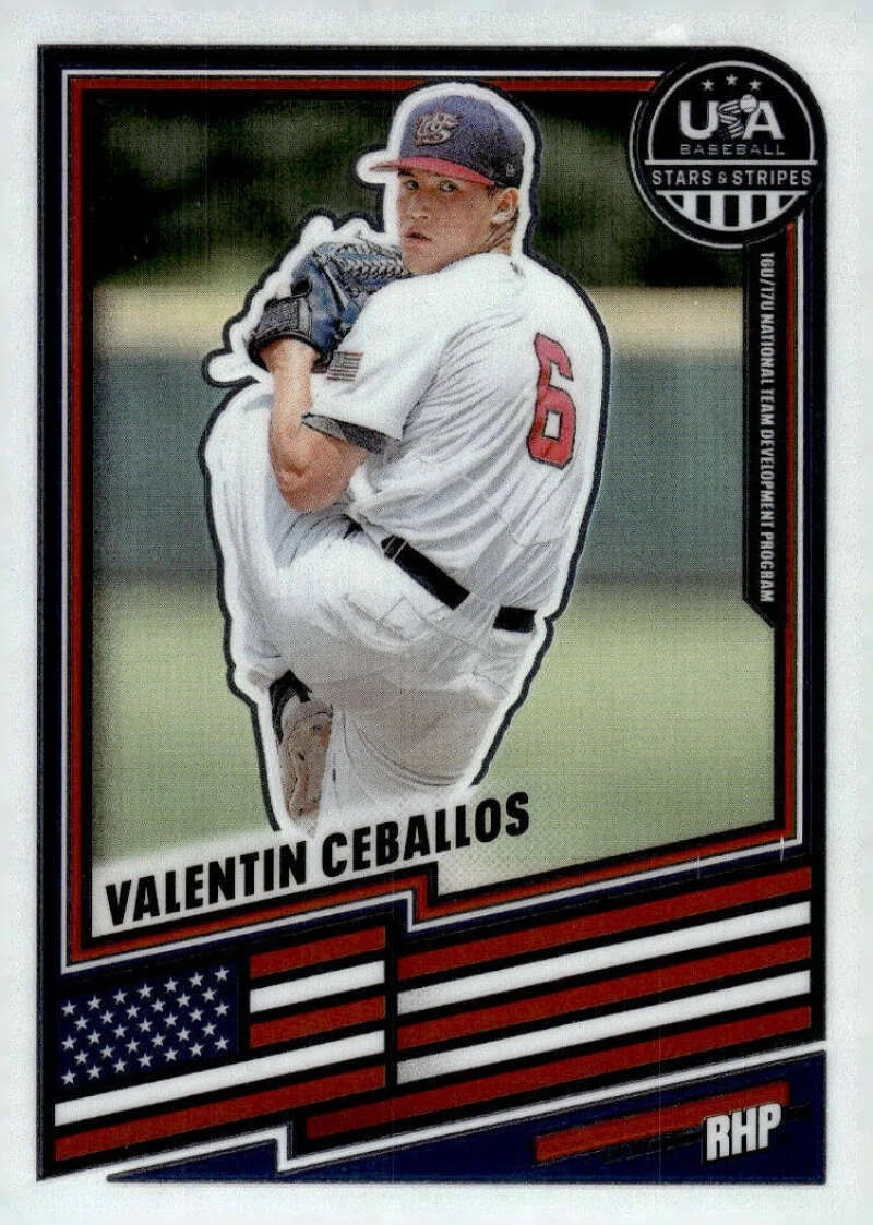 VALENTIN CEBALLOS PRC 2026 Panini Stars and Stripes #137 Pre-ROOKIE
