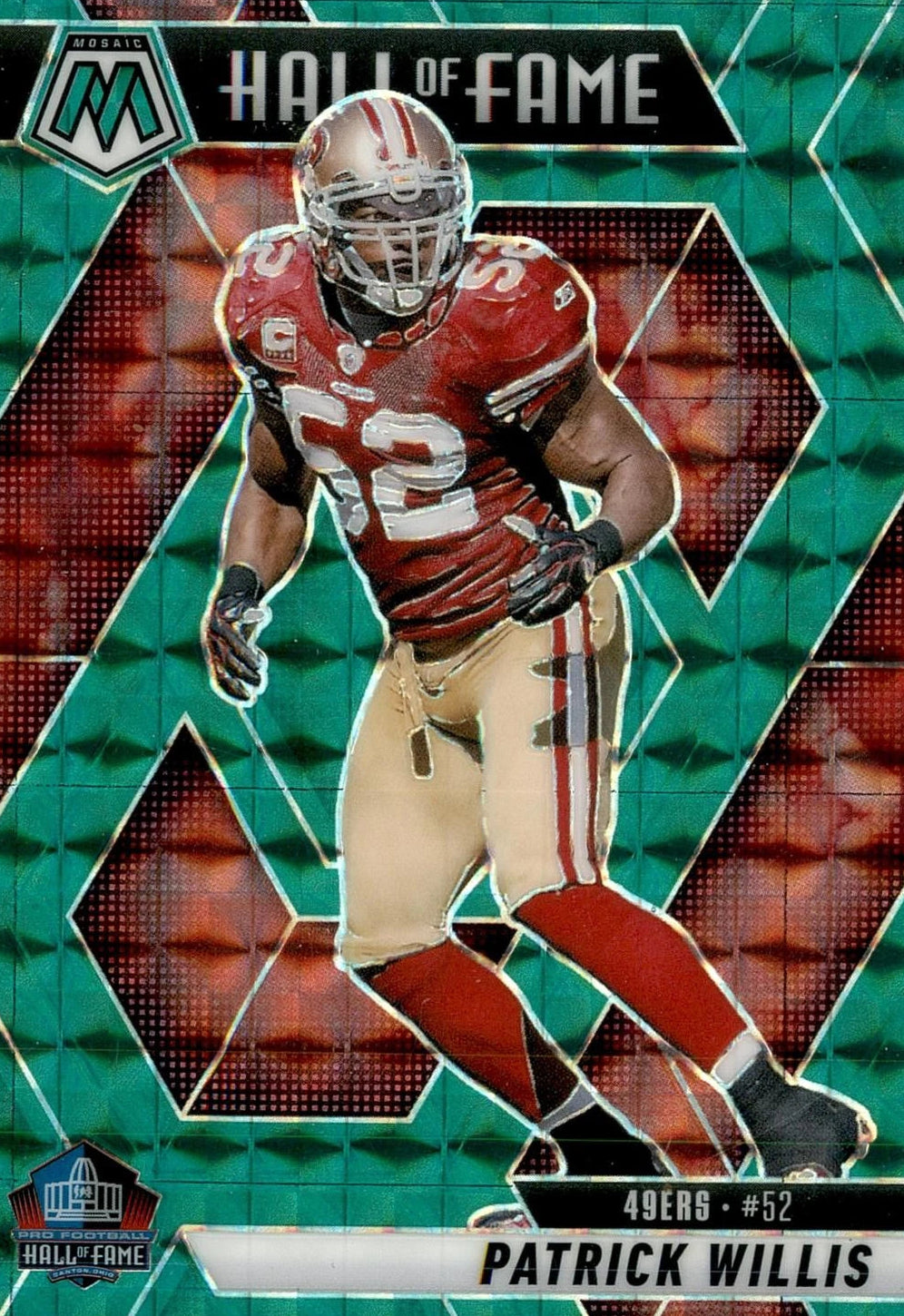 2025 Panini Mosaic #299 Patrick Willis Mosaic Green