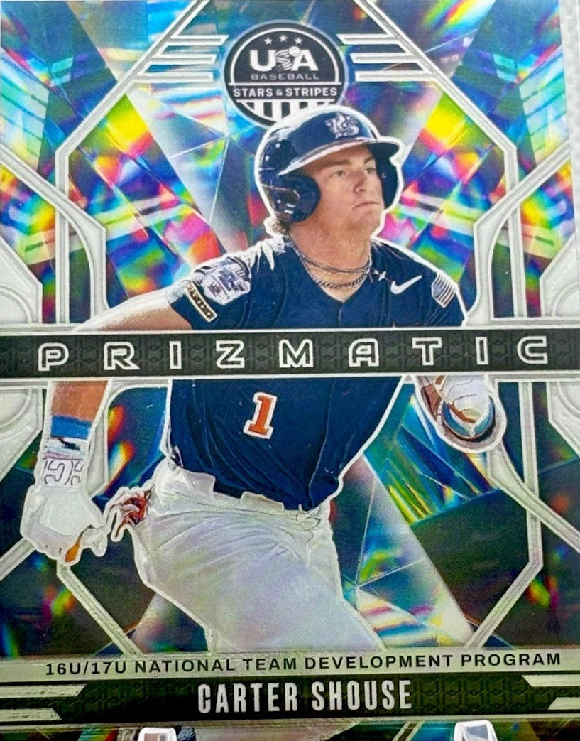 2026 Panini USA Stars & Stripes Carter Shouse Prizmatic Insert #14