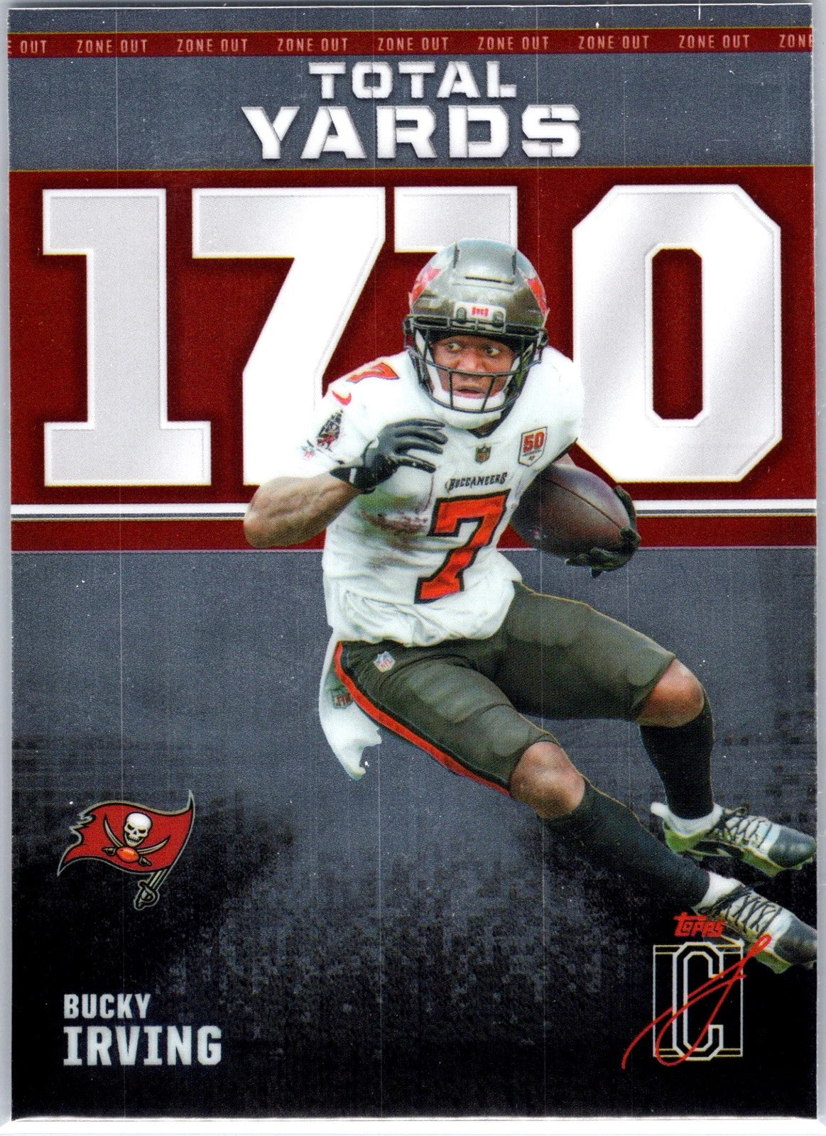 Bucky Irving #ZO-10 2025 Topps Signature Class Zone Out