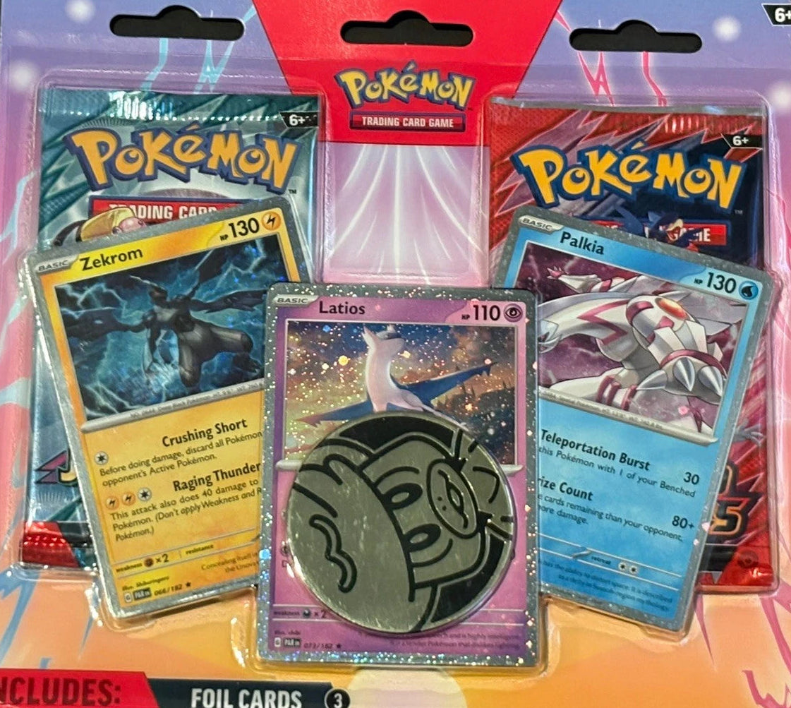 Pokemon TCG 2 Pack Blister Sealed Zekrom Latios Palkia Promos & Coin