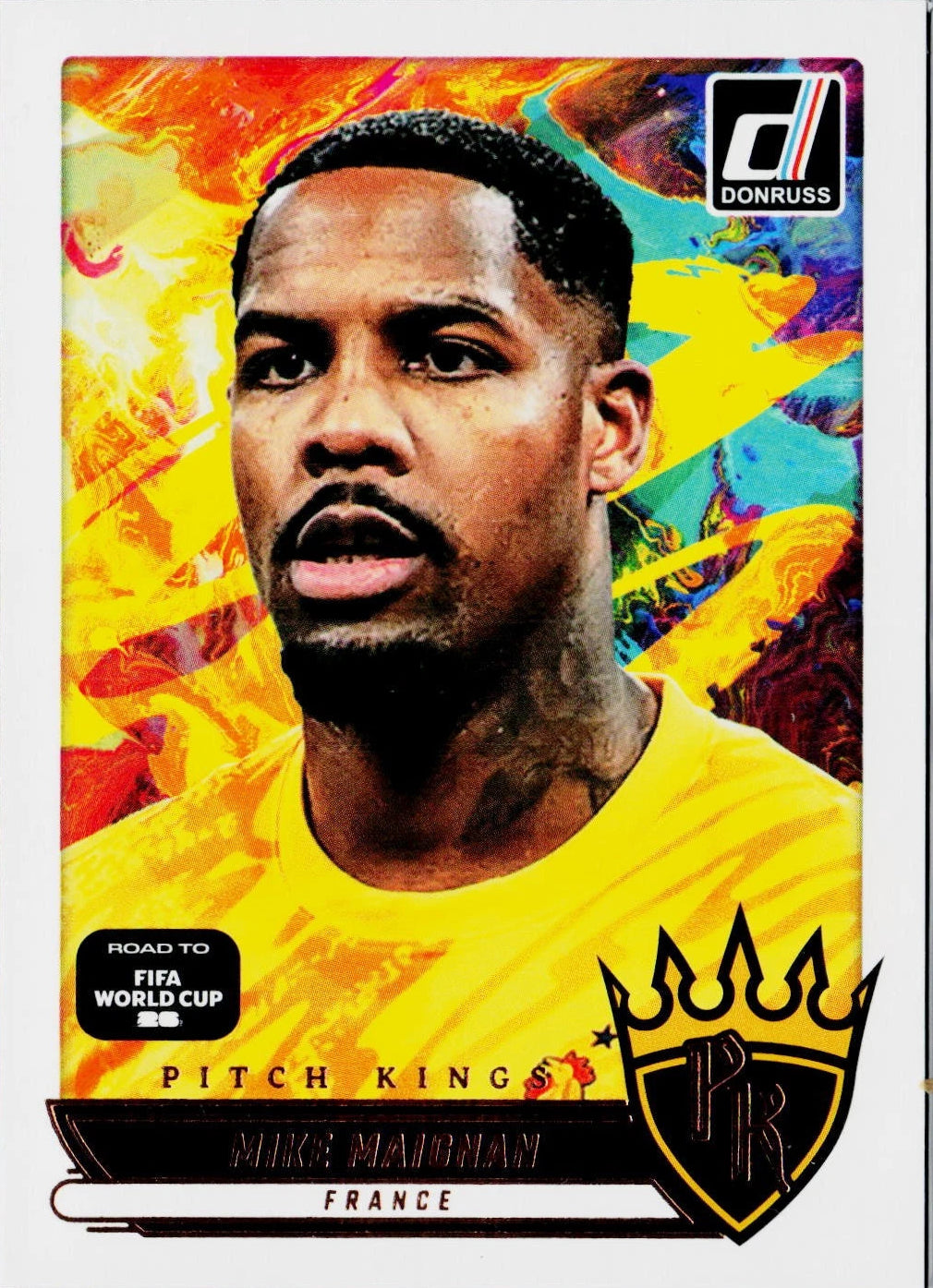 2025-26 Donruss Road to FIFA World Cup #19 Mike Maignan Pitch Kings