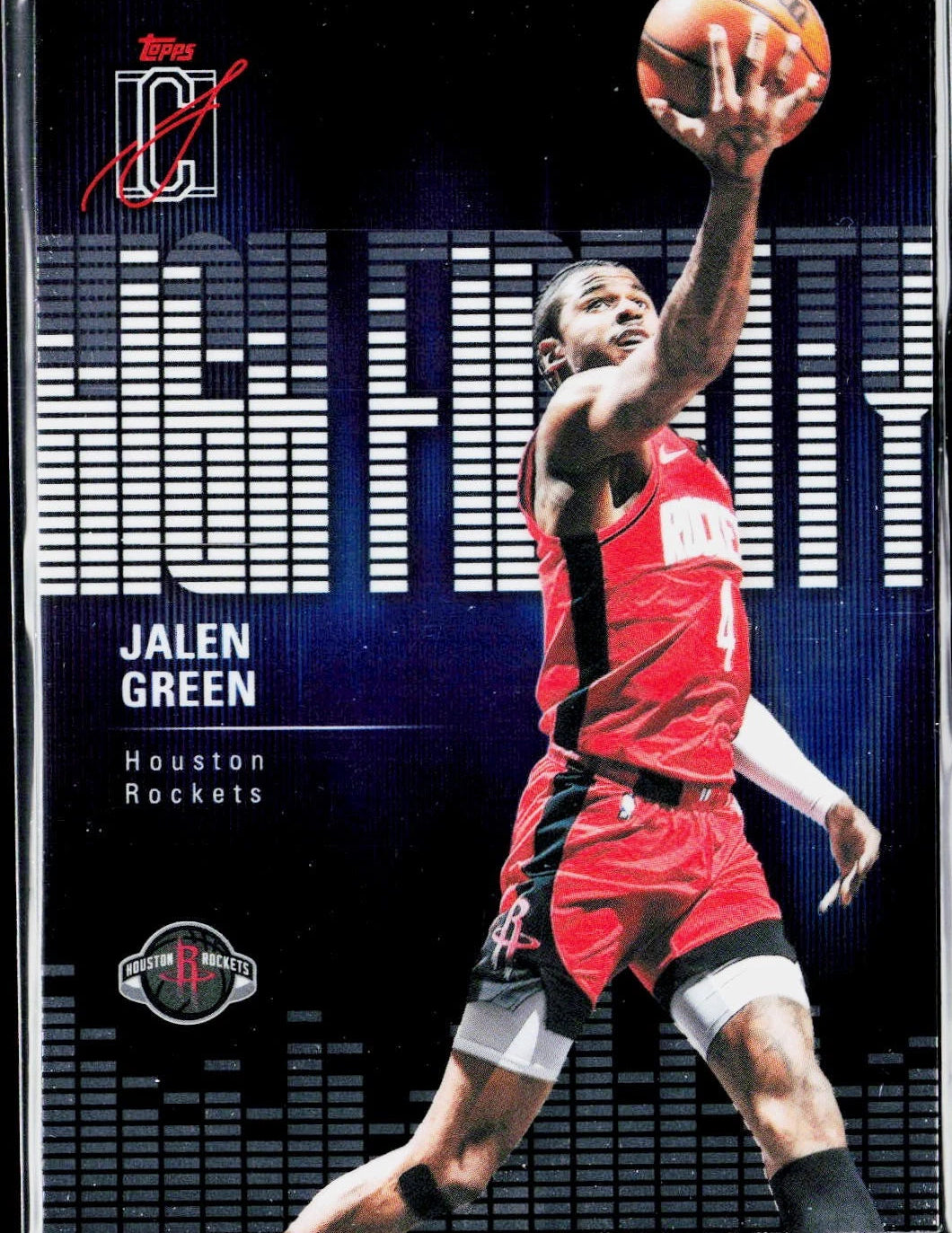 2025-26 Topps Signature Class #HF-26 Jalen Green High Fidelity