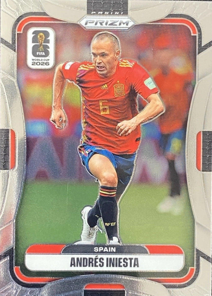 Andres Iniesta 2026 Panini Prizm FIFA World Cup Base #84