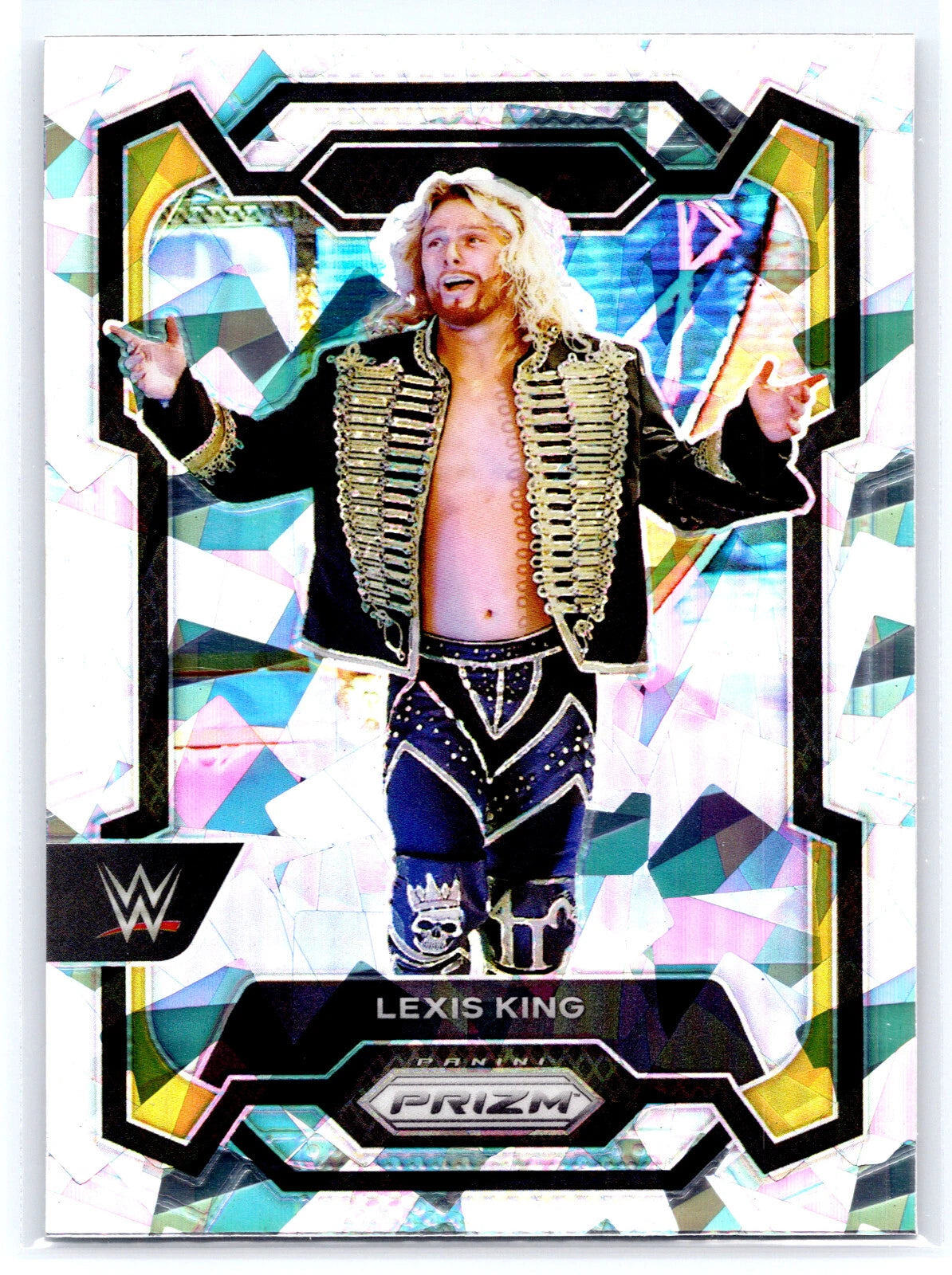 Lexis King [Cracked Ice] #167 [Rookie] 2024 Panini Prizm WWE