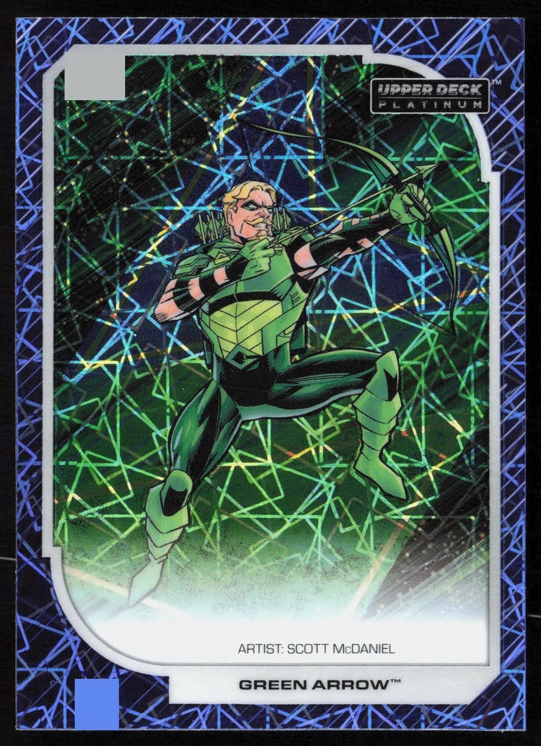 Green Arrow #87 2026 Upper Deck DC Platinum [Blue Beam]