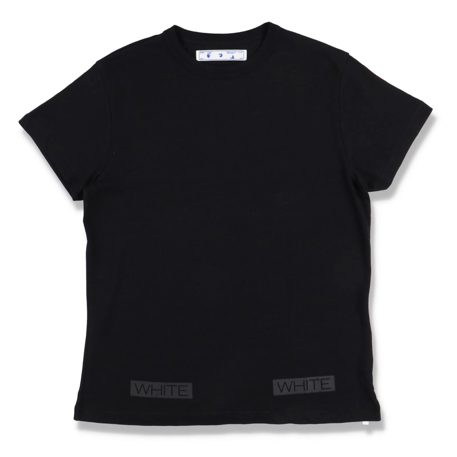 OFF-WHITE Velvet Box Logo T-Shirt Black/Orange