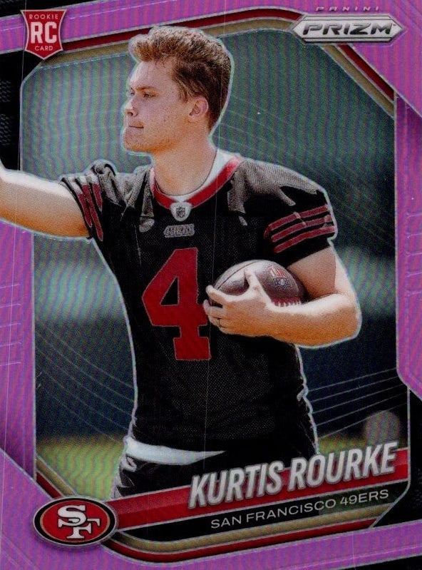 2025 Panini Kurtis Rourke #397 Pink Prizm RC
