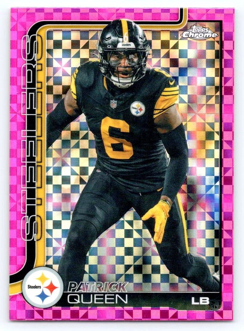 Patrick Queen Hot Pink X-Fractor Topps Chrome - Hot Pink X-Fractor 260 NM