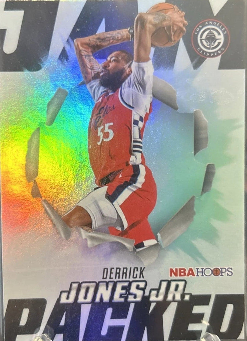 Topps 2026 Holo NBA Hoops Jam Packed Insert Derrick Jones Jr. #JP-10 Clippers