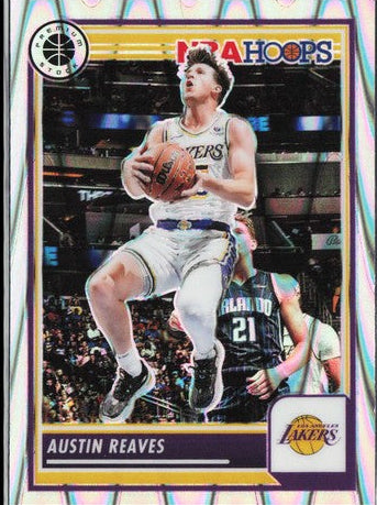 2023-24 Hoops Premium Stock Austin Reaves #120 Seismic Prizm