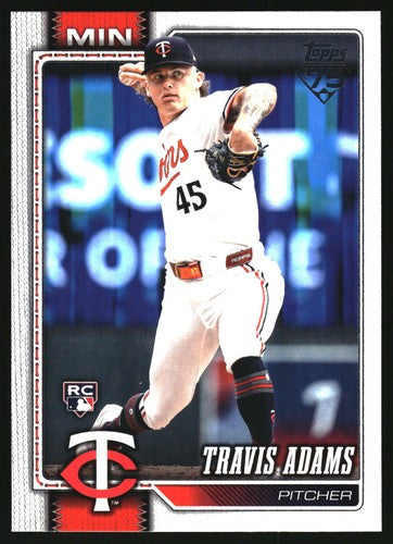 2026 Topps Series One Travis Adams #149 Baseball Card Autograph