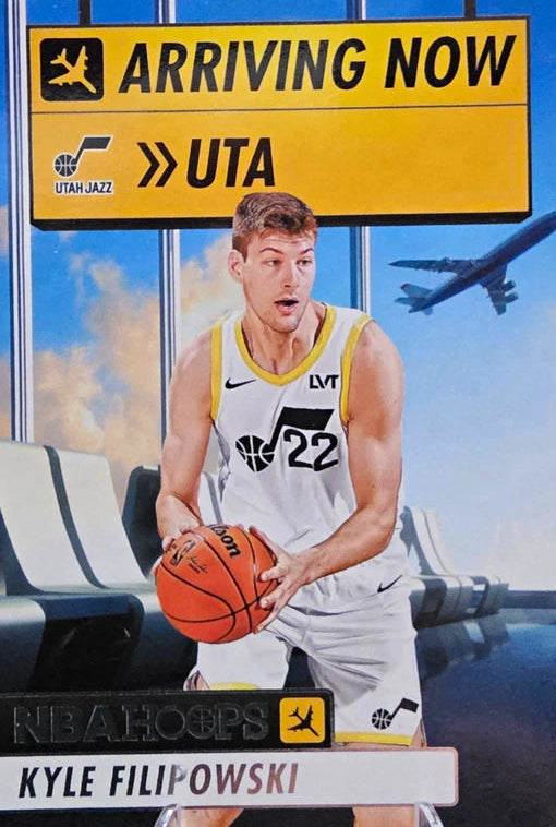 Panini 2024-25 NBA Hoops Arriving Now Kyle Filipowski RC #17 Utah Jazz