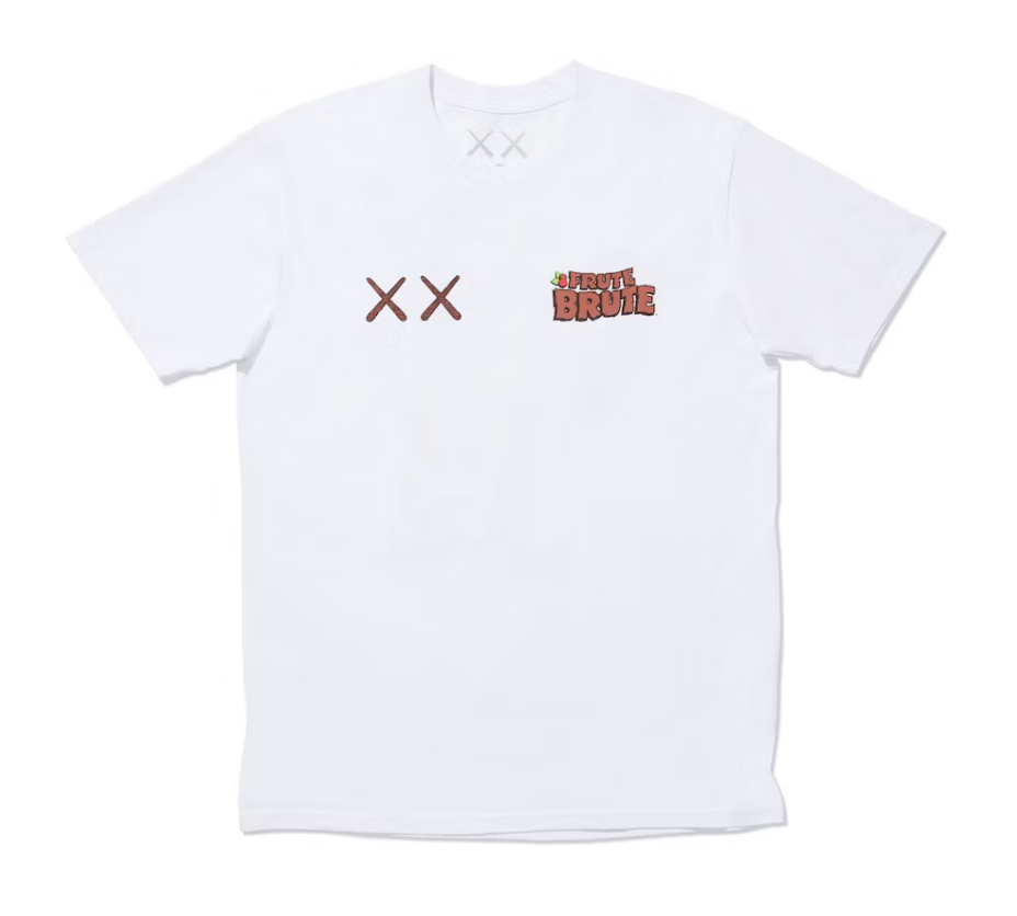 KAWS x Monsters Frute Brute T-shirt White