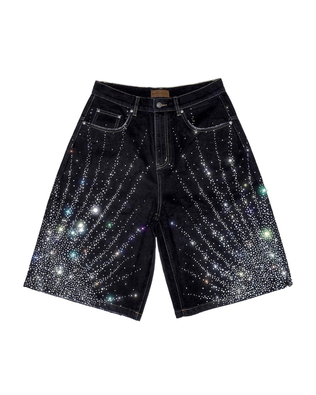 Birth Of A Royal Child 20K Starlight Diamond Shorts Black