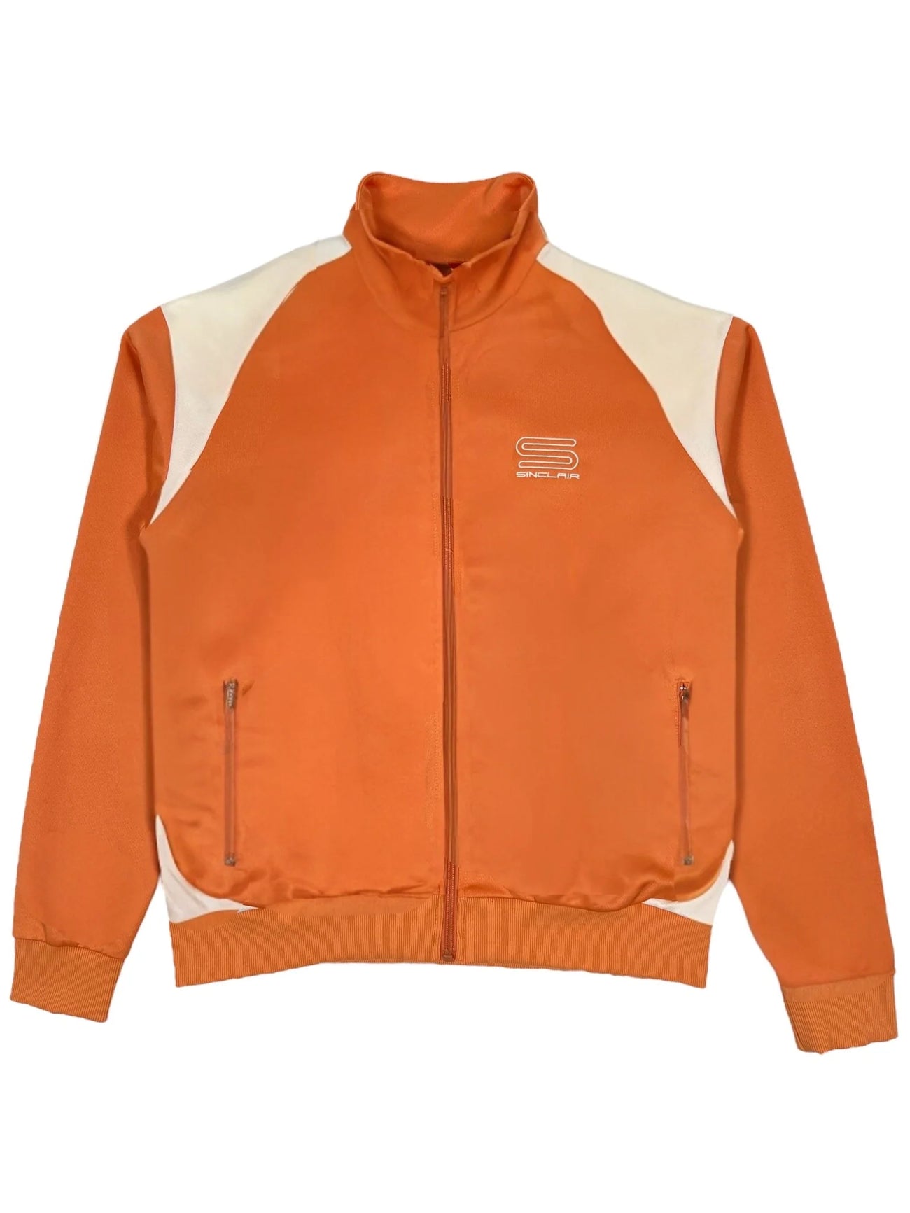 Sinclair Tech Logo Track Jacket Orange