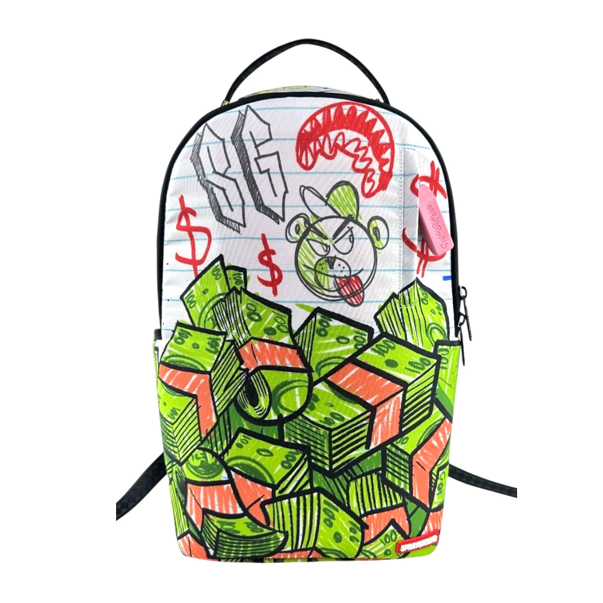 SPRAYGROUND SCRIBBLE MONEY DLXR BACKPACK