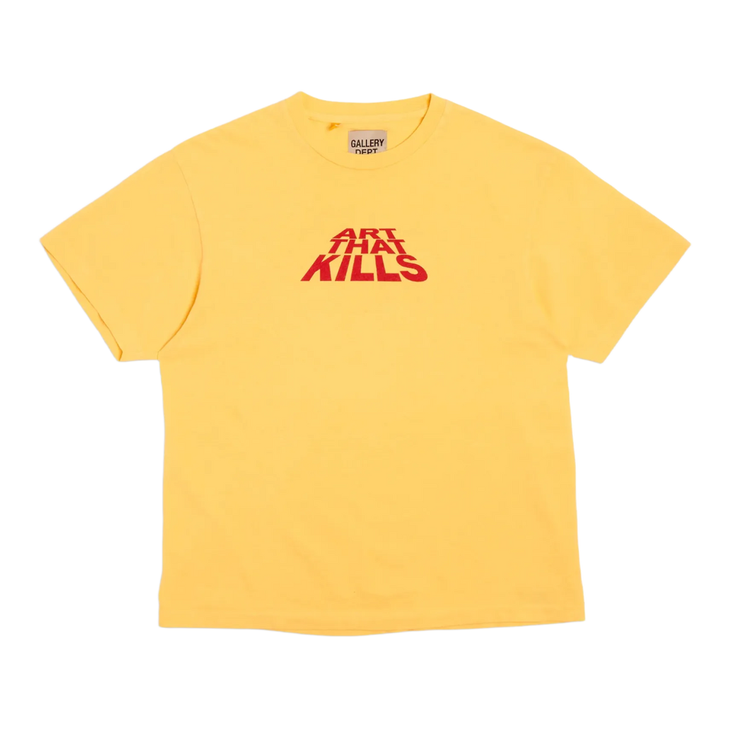 Gallery Dept. Art That Kills Logo T-Shirt Yellow