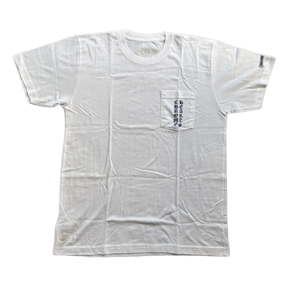 Chrome Hearts Scroll Logo Tokyo T-Shirt white